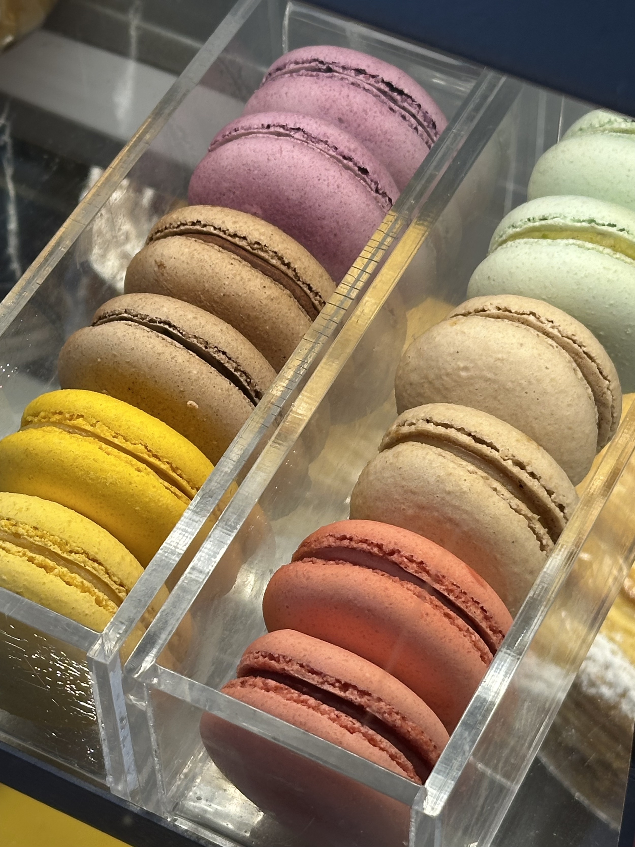 Box of assorted macarons