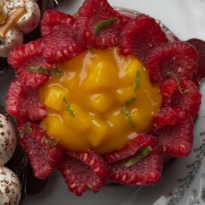 Mango Raspberry Tart